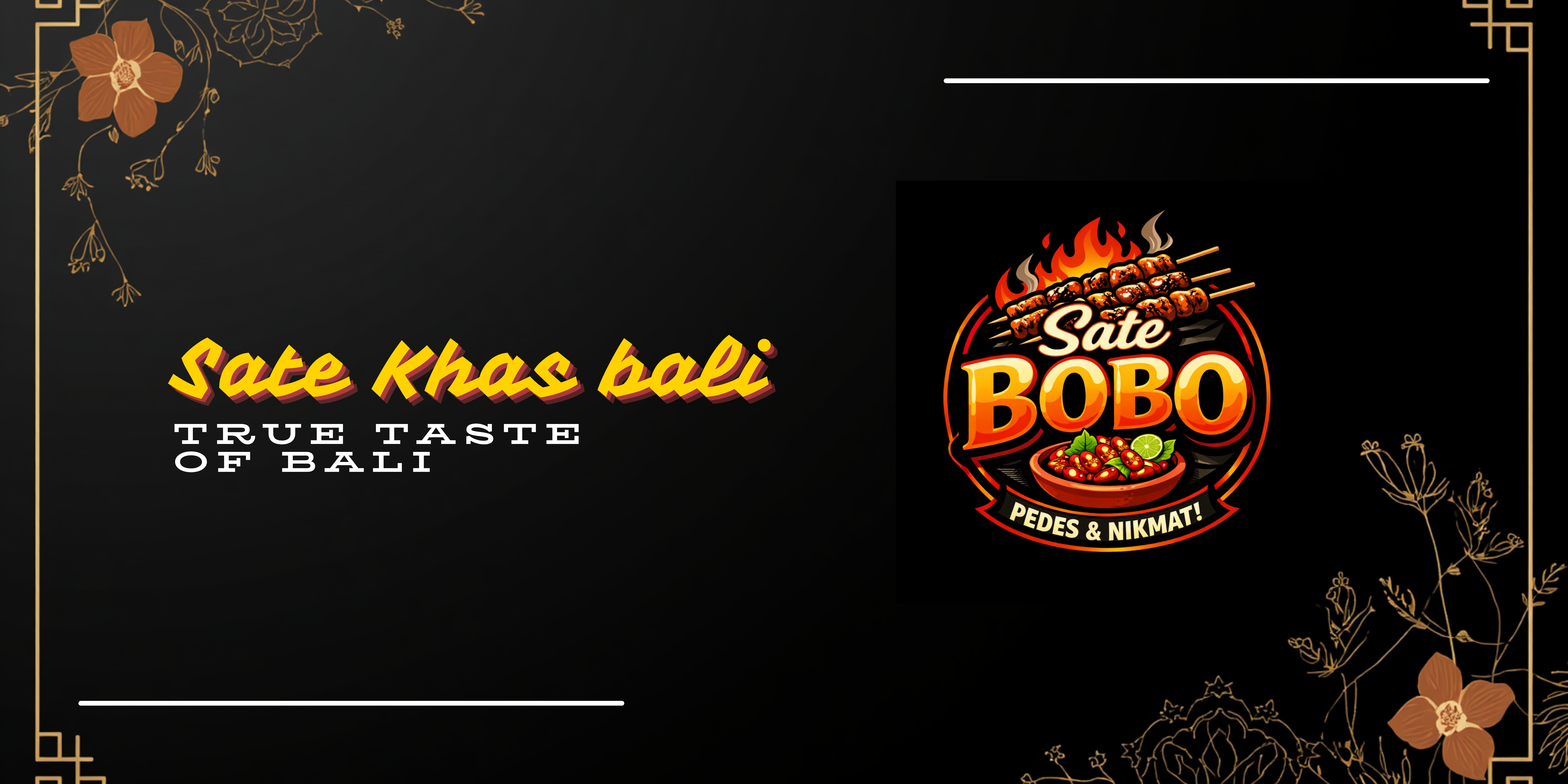 sate bobo pedas